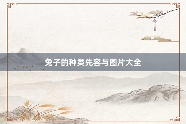 兔子的种类先容与图片大全